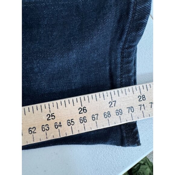 Nudie Jeans Skinny Lin black black slim Y2K 90s sz 33x28 - Picture 8 of 9